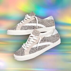 Sidewalk Low-Top Sneakers in Spot Dot Calf Hair Women's Size 7M